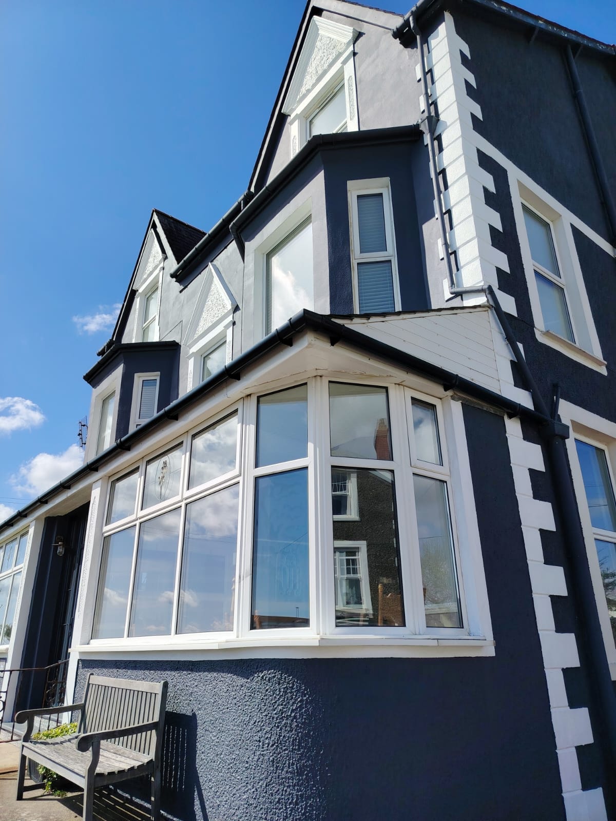 Period Property Side Elevation External Painting Complete
