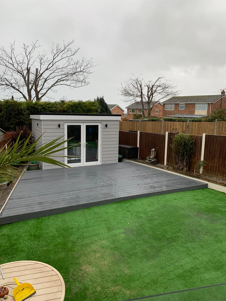 Garden Transformation – Artificial Grass & Composite Decking