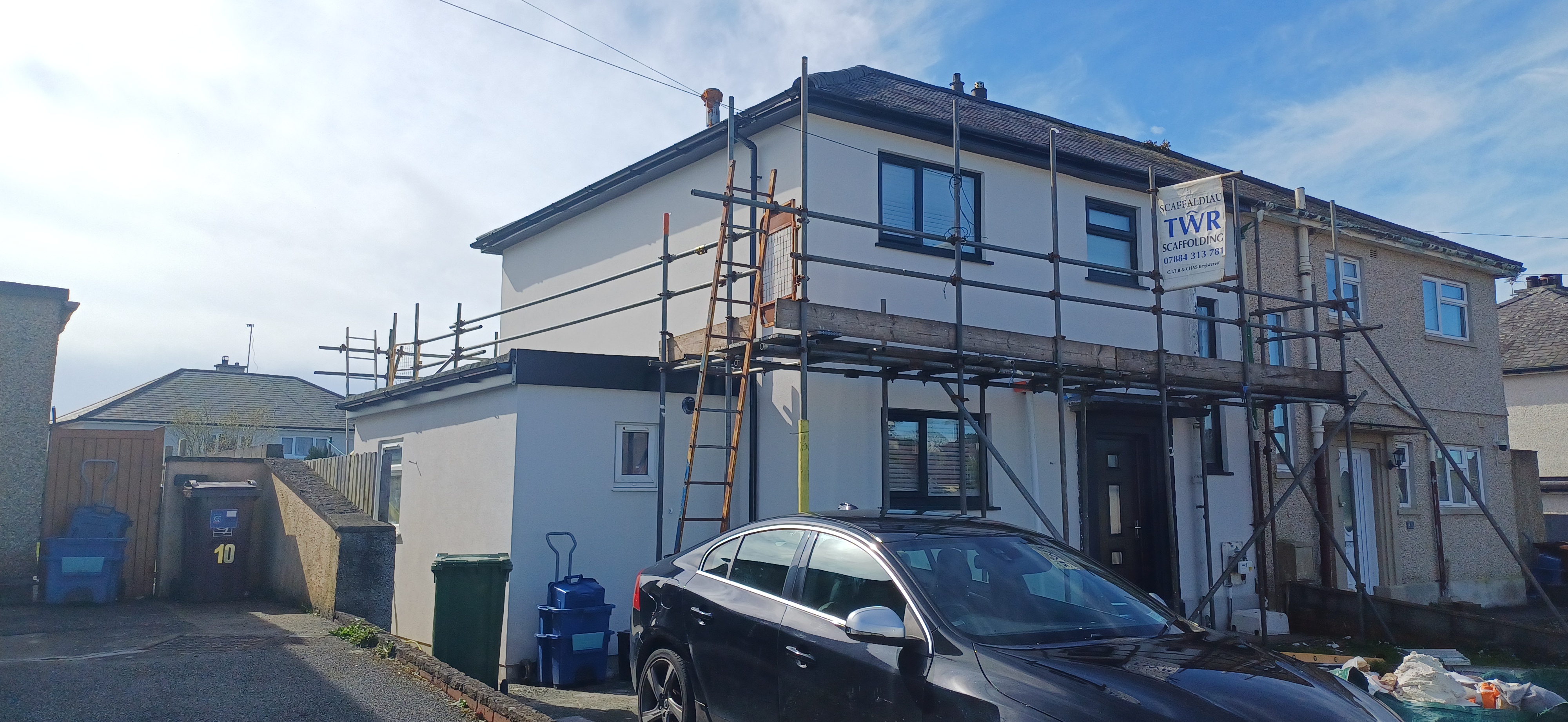 Roofing Work in Progress – North Wales